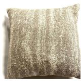 Textured Throw Pillows (Lot of 5) - Gray & Cream Speckled Cushions for Sofa