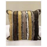 Decorative Striped Throw Pillows (Lot of 2)
