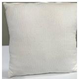 Frontgate Decorative Pillows - Tropical Floral Print & White Embossed Texture (Lot of 2)