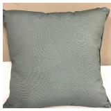 Frontgate Decorative Pillows - Tropical Floral Print & White Embossed Texture (Lot of 2)