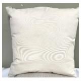 DV KAP HOME Throw Pillow - Gray Stripe Geometric Pattern