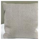 DV KAP HOME Throw Pillow - Gray Stripe Geometric Pattern