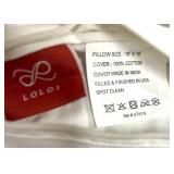 LOLOI Pillow 18x18 - 100% Cotton Cover Made in India
