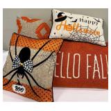 Magaschon Home Halloween Throw Pillows - 4-Pack Decorative Cushions