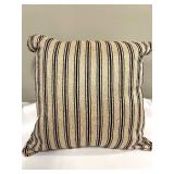 Throw Pillows (Lot of 3) - Striped & Textured Weave Cushions