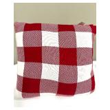 Red Buffalo Check Throw Pillows - Set of 3
