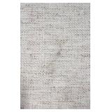 Throw Pillow Set of 3 - Geometric Pattern Taupe & Beige with Blue Accents