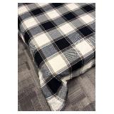Queen Duvet & Insert - Plaid Check Pattern