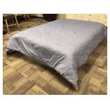 Queen-Size Gray Comforter
