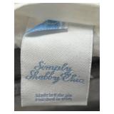 Simply Shabby Chic Twin Size White Comforter & Ruffled Edge