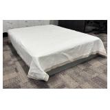 Tahari Home Queen Comforter - White Quilted Bedspread with Border