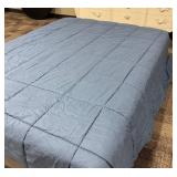 Bare Home King Size Comforter - Quilted Light Blue