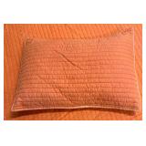 Room Essentials Twin Bedspread With Sham - Orange Quilted