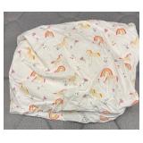Pillowfort Twin Sheet Set with Pillowcase - Unicorn Rainbow Print