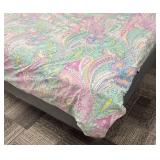 Twin Comforter - Colorful Paisley Pattern