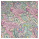 Twin Comforter - Colorful Paisley Pattern