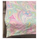 Twin Comforter - Colorful Paisley Pattern