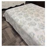 Simply Shabby Chic King Comforter - Floral Blue Rose Print