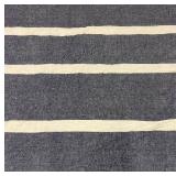 Tommy Hilfiger Queen Striped Duvet Cover - Denim Blue with White Stripes