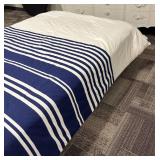 Tommy Hilfiger Queen Comforter - Navy & White Stripes