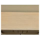 Cream Wood Console Cabinet - 2 Drawers & 2 Doors - 40.5 W x 11 D x 37 H