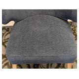 Merecana Blue Chair - 20 in W & 24 in D - Seat Height 20 in - Back Height 32 in