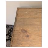 Wood Side Table - 28 in W x 24 in D x 24 in H