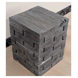 Painted Wood Accent Table - 14 in x 14 in Top, 18 in High #1