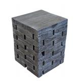 Painted Wood Accent Table - 14 in x 14 in x 18 in #2