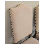 Coaster Fine Furniture 106082 Pair Upholstered Side Chairs - Nailhead Trim, 20W x 21D x 18H Seat, 42H Back