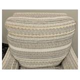 Sam Moore for Hooker Armchair - Striped Upholstery, 30 in W x 32 in D x 36 in H