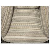 Sam Moore for Hooker Armchair - Striped Upholstery, 30 in W x 32 in D x 36 in H