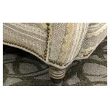 Sam Moore for Hooker Armchair - Striped Upholstery, 30 in W x 32 in D x 36 in H