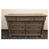 Thomasville Dresser - 66 x 20 x 42 in - Missing Drawer Pull