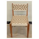 Global Influences Woven Side Chair 19W x 20D x 32H