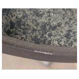 Room & Board Round Glass Top Accent Table RBRAMT27W - 27 in Dia, 26 in H