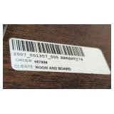 Room & Board Round Glass Top Accent Table RBRAMT27W - 27 in Dia, 26 in H