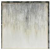 Framed Abstract Painting - 24 x 24 in, Modern Wall Art