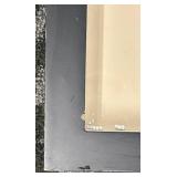 Framed Abstract Painting - 25 x 29 in - Minor Frame Damage