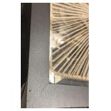 Rope Art Frame 30 x 30 Inches - Framed Wall Decor with Woven Rope Pattern