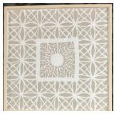 3-D Geometric Wall Art Panel 31 x 31 in
