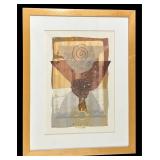 Quasar 1 Signed Print - Framed 26 x 34