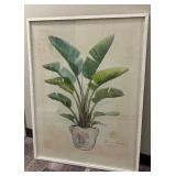 Framed Botanical Plant Print - 36 in x 48 in Wall Art