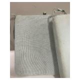 Light Aqua Outdoor Seat Cushions 16x16 in (Lot of 3)