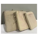 Outdoor Chair Cushions 16 x 16 Beige (Lot of 3)