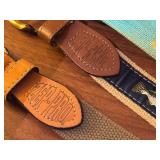 Set of 3 Fish-Themed Needlepoint and Canvas Belts by Zep-Pro and Smathers & Branson