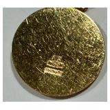 Vintage 18K Gold Virgin Mary Pendant