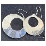 Aztec Calendar Earrings - Made in Mexico - Color Inlays