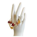 Murano Glass Heart Collection - Bracelet Trio