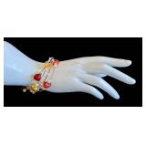 Murano Glass Heart Collection - Bracelet Trio